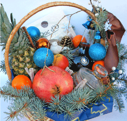 Christmas gifts: gift baskets for men and women
